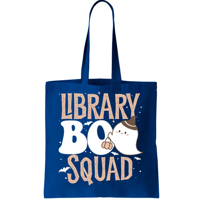 Funny Halloween School Library Boo Squad Costume Teacher Meaningful Gift Tote Bag