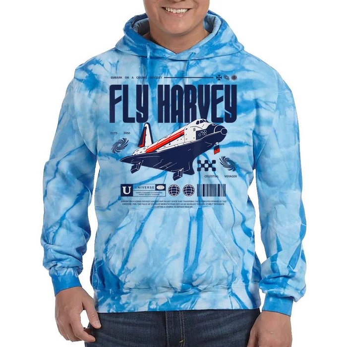 Fly Harvey Shuttle Tie Dye Hoodie