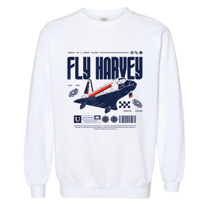 Fly Harvey Shuttle Garment-Dyed Sweatshirt