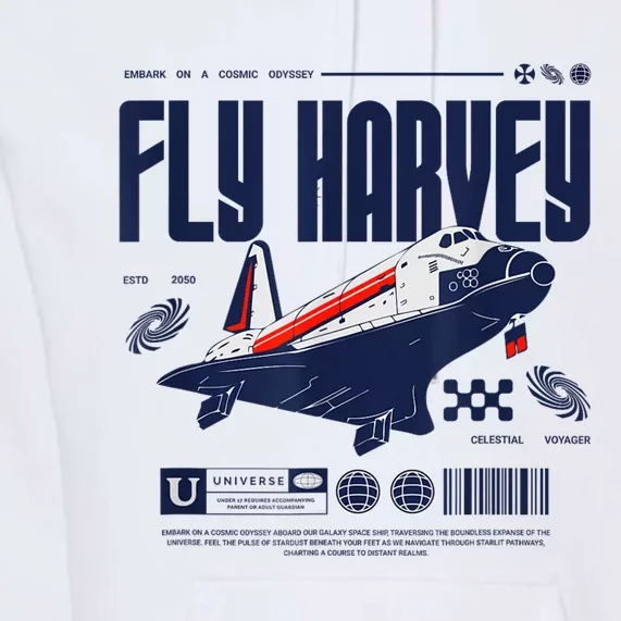 Fly Harvey Shuttle Premium Hoodie