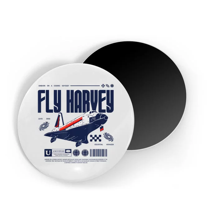 Fly Harvey Shuttle Magnet