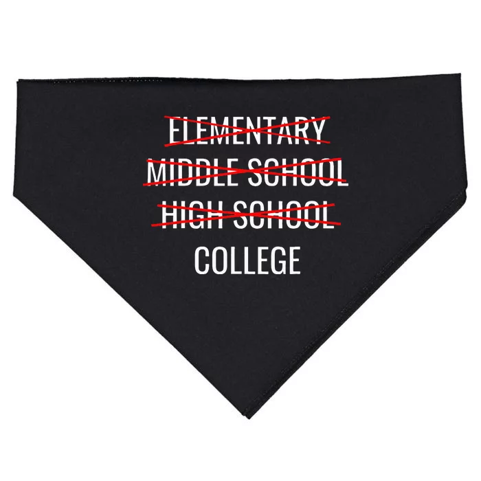 Funny High School Graduation College Bound Student Graduate USA-Made Doggie Bandana