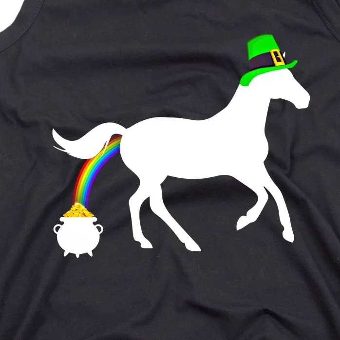 Funny Horse St PattyS Day Horse Saint PatrickS Day Cute Gift Tank Top