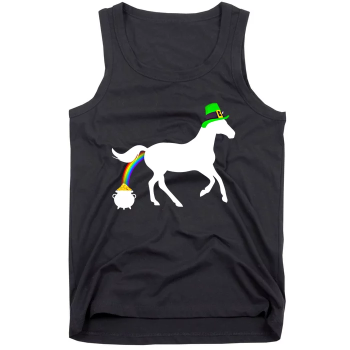 Funny Horse St PattyS Day Horse Saint PatrickS Day Cute Gift Tank Top