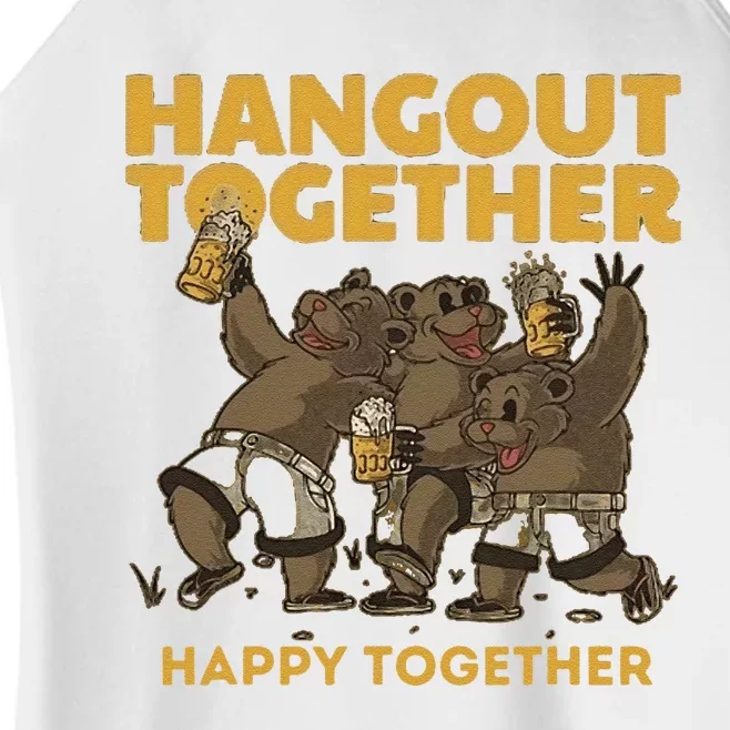 Funny Hangout Together Happy Together With Trump Women’s Perfect Tri Rocker Tank