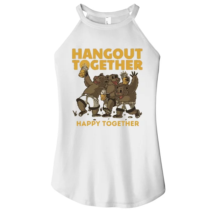 Funny Hangout Together Happy Together With Trump Women’s Perfect Tri Rocker Tank