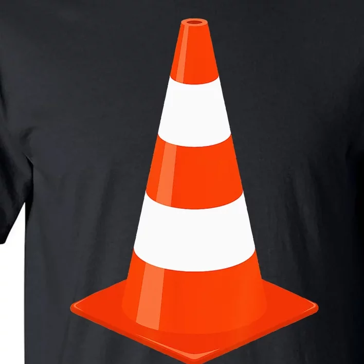 Funny Halloween Traffic Cone Parking Costume Tall T-Shirt