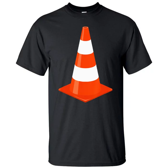 Funny Halloween Traffic Cone Parking Costume Tall T-Shirt