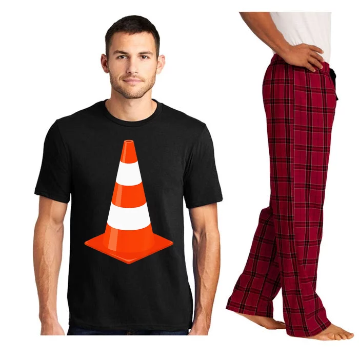 Funny Halloween Traffic Cone Parking Costume Pajama Set