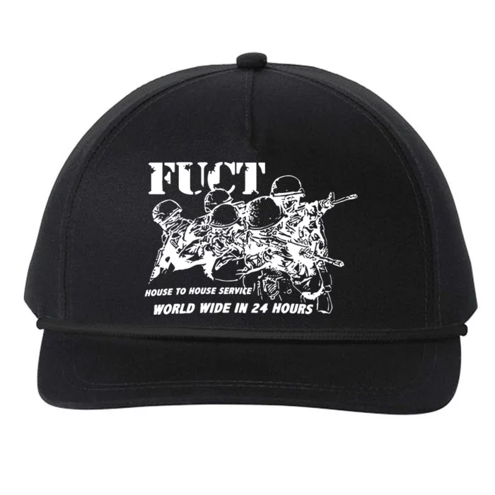 Fuct House To House Service World Wide In 24 Hours Snapback Five-Panel Rope Hat