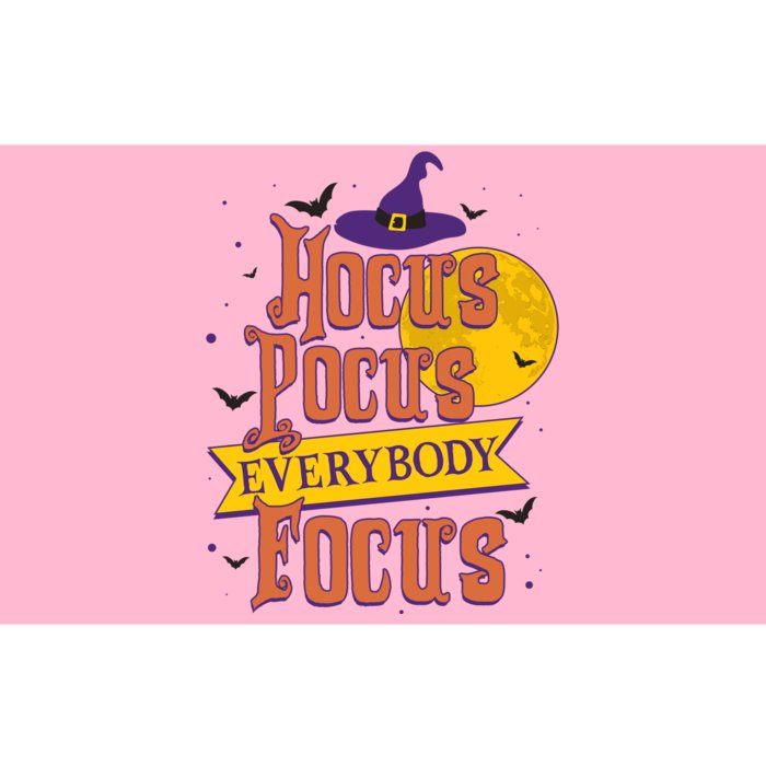 Funny Halloween Teacher Everybody Focus Bumper Sticker