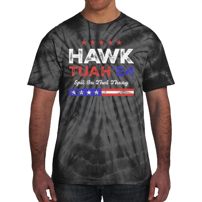 Funny Hawk Tuah 24 Spit On That Thang Tie-Dye T-Shirt