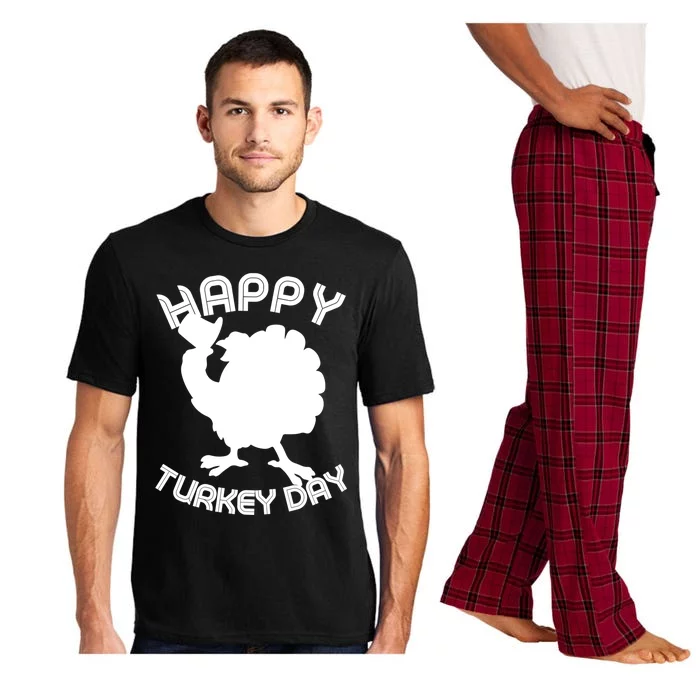 Funny Happy Turkey Day Thanksgiving Day Gift Pajama Set