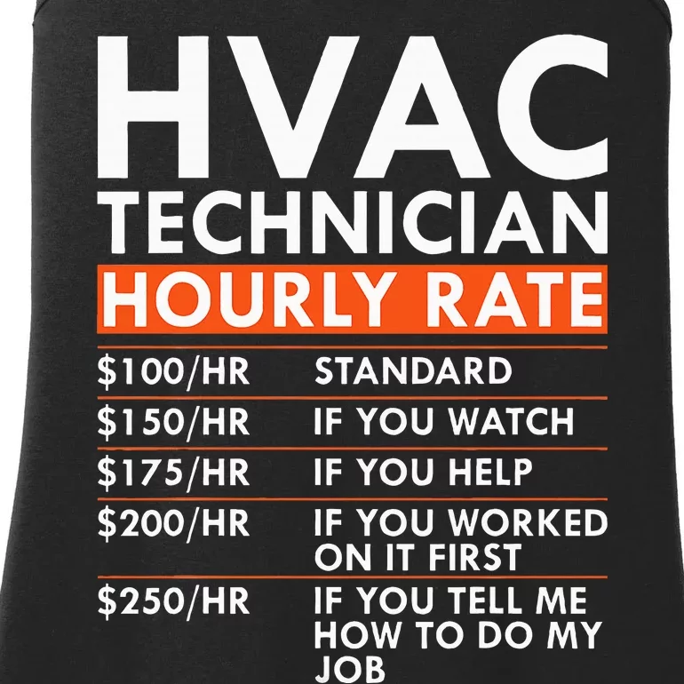 Funny Hvac Technician Hourly Rate Hvac Mechanic Labor Rates Ladies Essential Tank