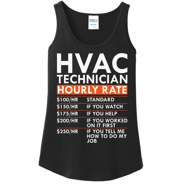 Funny Hvac Technician Hourly Rate Hvac Mechanic Labor Rates Ladies Essential Tank