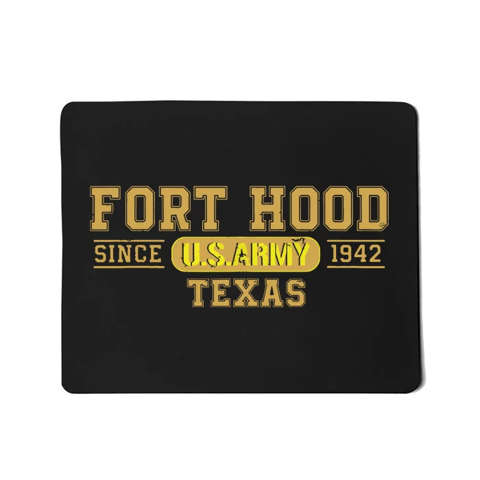 Fort Hood Texas Base Vintage Gifts Mousepad