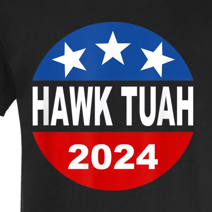 Funny Hawk Tuah 2024 Girl Hawk Tush Spit On That Thang Garment-Dyed Heavyweight T-Shirt