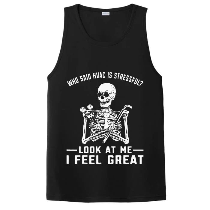 Funny Hvac Tech Ac Repairman Technician Performance Tank