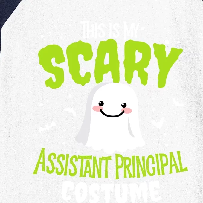 Funny Halloween This Is My Scary Assistant Principal Custome Meaningful Gift Baseball Sleeve Shirt