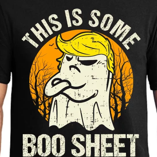 Funny Halloween Trump This Is Some Boo Sheet Pajama Set