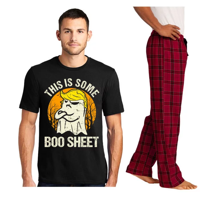 Funny Halloween Trump This Is Some Boo Sheet Pajama Set