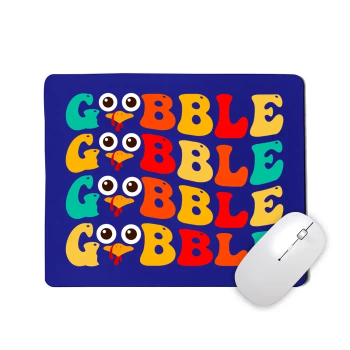 Funny Happy Thanksgiving Turkey Day Boy Girl Gift Mousepad