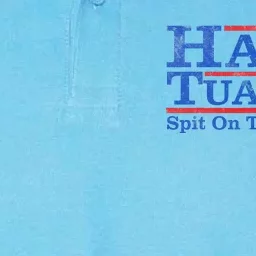 Funny Hawk Tuah Girl Spit On That Thing Softstyle Adult Sport Polo