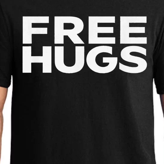 Free Hugs Tee Funny Free Hugs Pajama Set