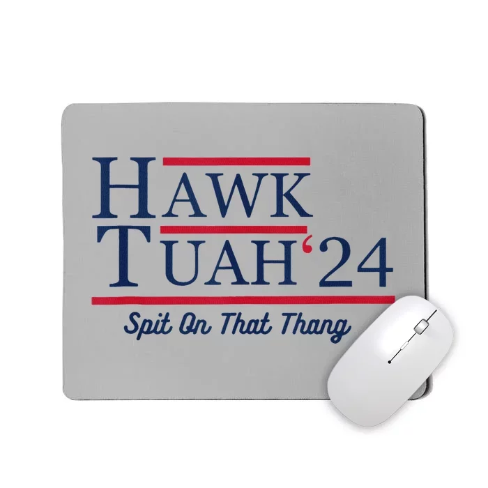 Funny Hawk Tush Messy Bun Design Mousepad