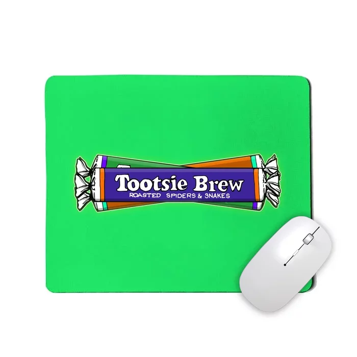 Funny Halloween Tootsie Brew Candy Roasted Spiders And Snakes Mousepad