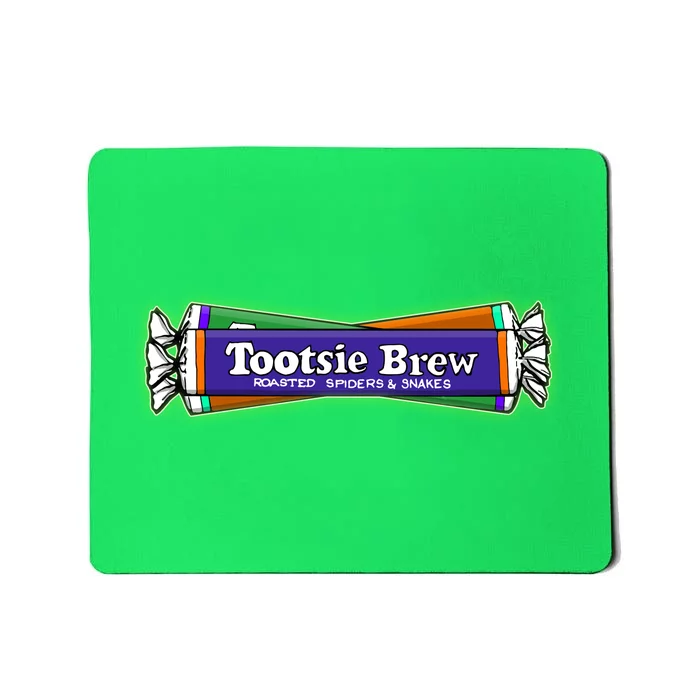 Funny Halloween Tootsie Brew Candy Roasted Spiders And Snakes Mousepad