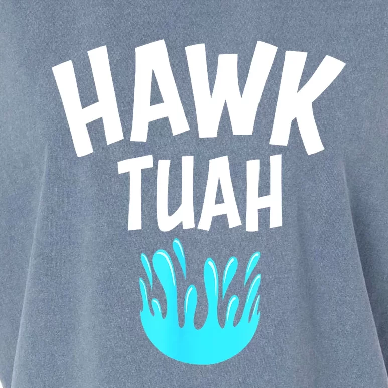 Funny Hawk Tuah Gift Garment-Dyed Women's Muscle Tee