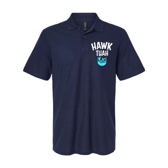 Funny Hawk Tuah Gift Softstyle Adult Sport Polo