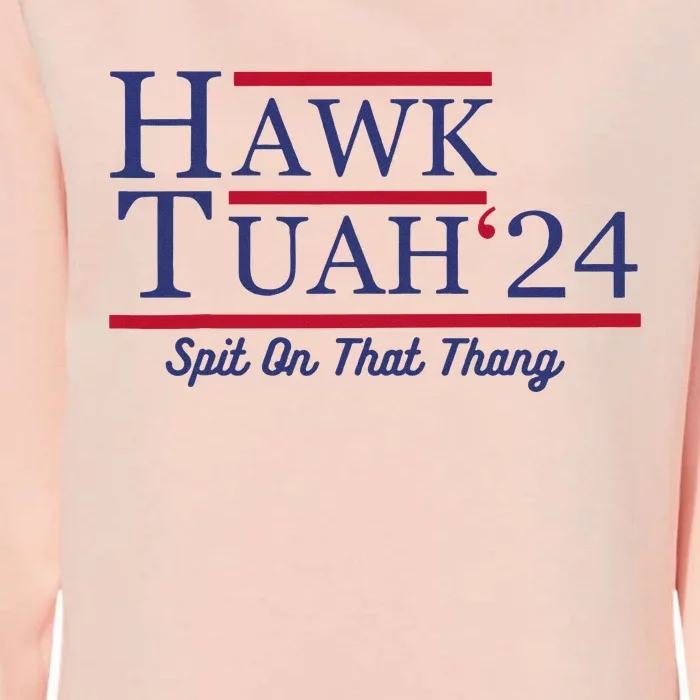 Funny Hawk Tush Presidential Parody Womens California Wash Sweatshirt