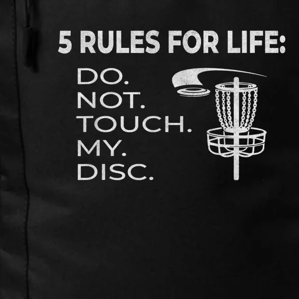 Funny How to Play Disc Golf Instructions Daily Commute Backpack