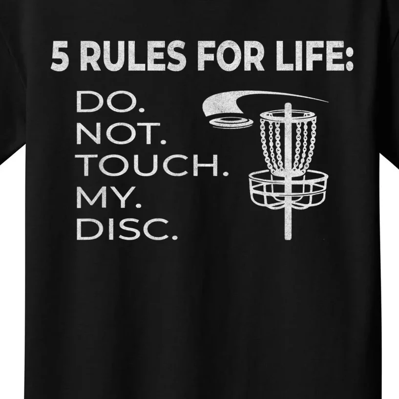 Funny How to Play Disc Golf Instructions Kids T-Shirt