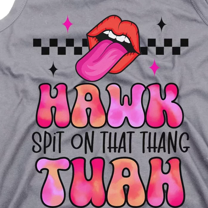 Funny Hawk Tush Spit Design Tank Top