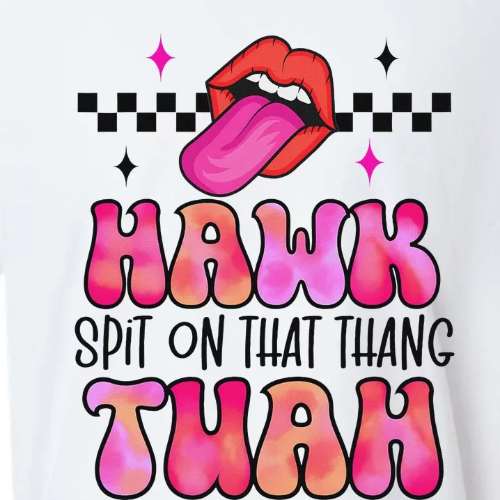 Funny Hawk Tush Spit Design Sueded Cloud Jersey T-Shirt