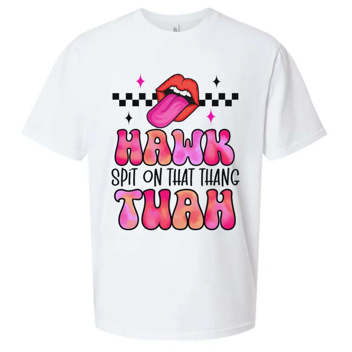 Funny Hawk Tush Spit Design Sueded Cloud Jersey T-Shirt