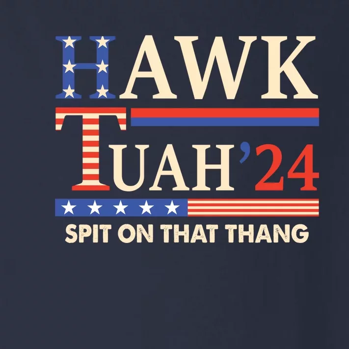 Funny Hawk Tuah 24 Spit On That Thang Toddler Long Sleeve Shirt