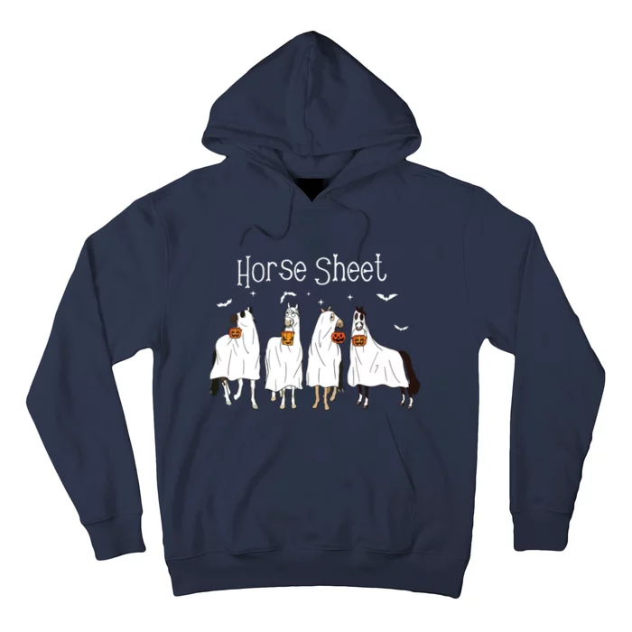 Funny Horse This Is Boo Sheet Ghost Boo Halloween Outfit Hoodie