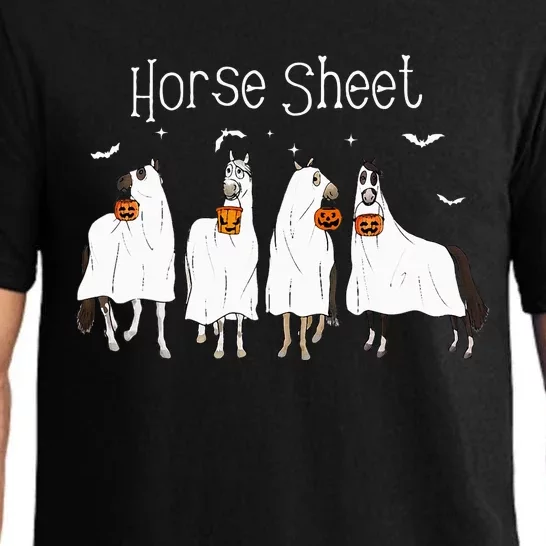 Funny Horse This is Boo Sheet Ghost Boo Halloween Outfit Pajama Set