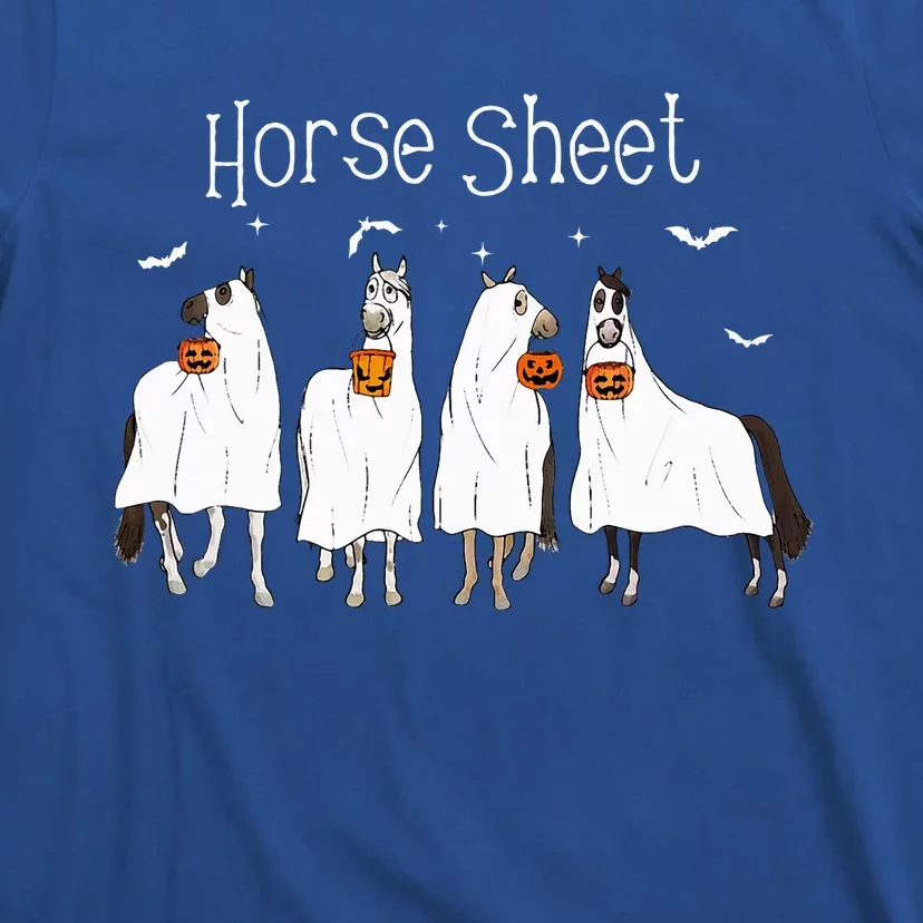 Funny Horse This is Boo Sheet Ghost Boo Halloween Outfit T-Shirt