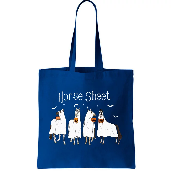 Funny Horse This is Boo Sheet Ghost Boo Halloween Outfit Tote Bag