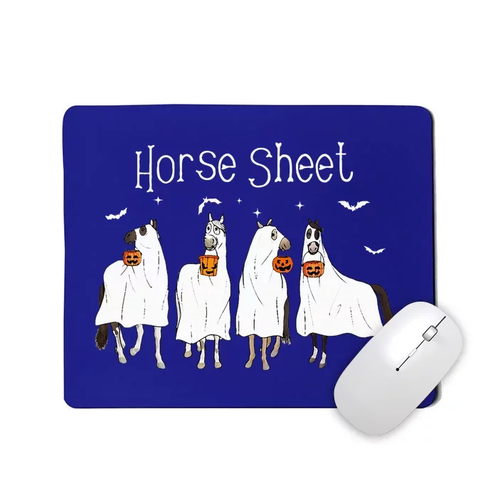 Funny Horse This is Boo Sheet Ghost Boo Halloween Outfit Mousepad