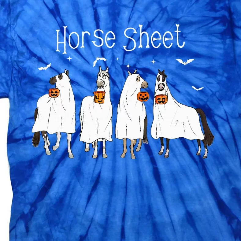 Funny Horse This is Boo Sheet Ghost Boo Halloween Outfit Tie-Dye T-Shirt