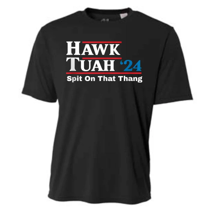 Hawk Tuah 24 Spit On That Cooling Performance Crew T-Shirt