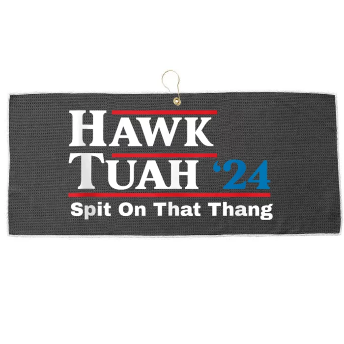 Hawk Tuah 24 Spit On That Large Microfiber Waffle Golf Towel