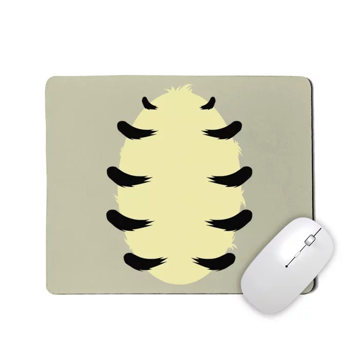 Funny Halloween Tiger Belly Tiger Group Matching Mousepad