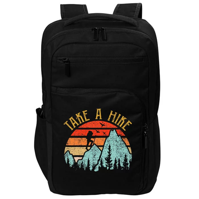 Funny Hikingshirt Take A Hike Mountain Hiker Impact Tech Backpack